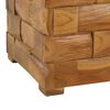 vidaXL Storage Stool Brown 40 x 40 x 45 cm Solid Teak Wood