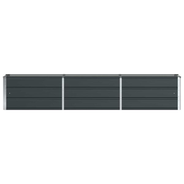 vidaXL Planter Anthracite 240 x 40 x 45 cm Steel