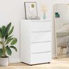 vidaXL Storage Cabinets 2 pcs White 60 x 48 x 105 cm Engineered Wood