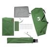 vidaXL Camping Tent Tunnel 2-Person Green Waterproof