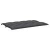 vidaXL Garden Bench Cushion Anthracite 150x(50+50)x7cm Oxford Fabric