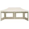 vidaXL Professional Folding Party Tent with Walls Aluminium 6x3 m Cream