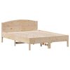 vidaXL Bed Frame without Mattress 135x190 cm Double Solid Wood Pine