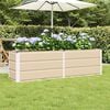vidaXL Planter Ivory 160 x 40 x 45 cm Steel