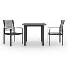 vidaXL 3 Piece Garden Dining Set
