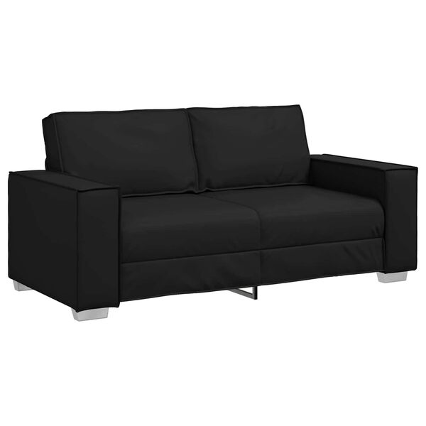 vidaXL Sofa Black 180 x 78 x 84 cm Fabric