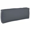 vidaXL Pallet Cushion for Backrest Anthracite 120 x 40 x 12 cm