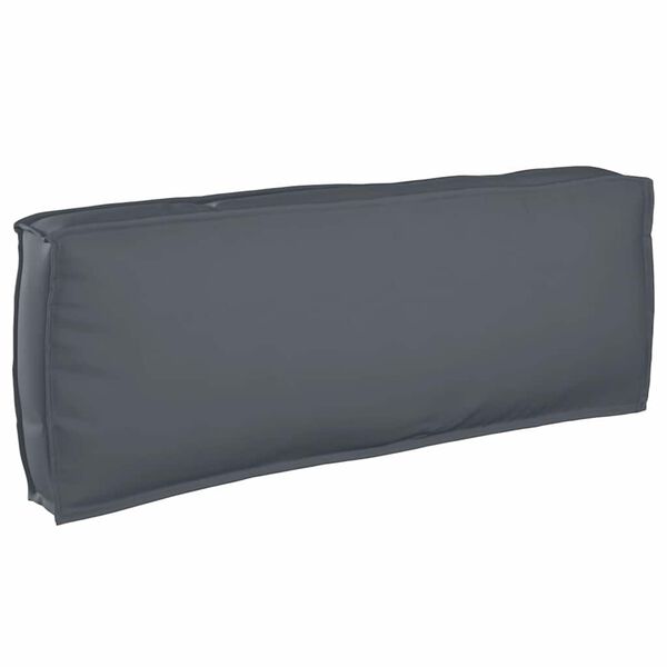 vidaXL Pallet Cushion for Backrest Anthracite 120 x 40 x 12 cm