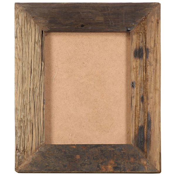 vidaXL Photo Frames 2 pcs 25x30 cm Solid Reclaimed Wood and Glass