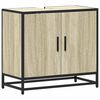 vidaXL Bathroom Sink Cabinet Sonoma Oak 65x33x60 cm Engineered Wood