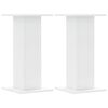vidaXL Plant Stands 2 pcs White 30x30x60 cm Engineered Wood