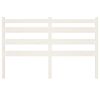 vidaXL Bed Headboard White 156x4x100 cm Solid Wood Pine