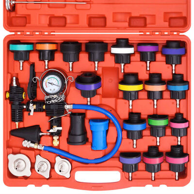 vidaXL 28 Piece Radiator Pressure Tester Kit