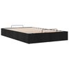 vidaXL Ottoman Storage Bed Frame without Mattress Black King Single Fabric