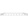 vidaXL Dog Kennel Black 100 m&sup2; Steel