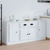 vidaXL Sideboards 3 pcs White Engineered Wood