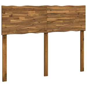 vidaXL Live Edge Headboard ROSTOCK Natural 150 cm Solid Acacia Wood