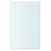 vidaXL Shelves 2 pcs Panel Glass Clear 20x12 cm