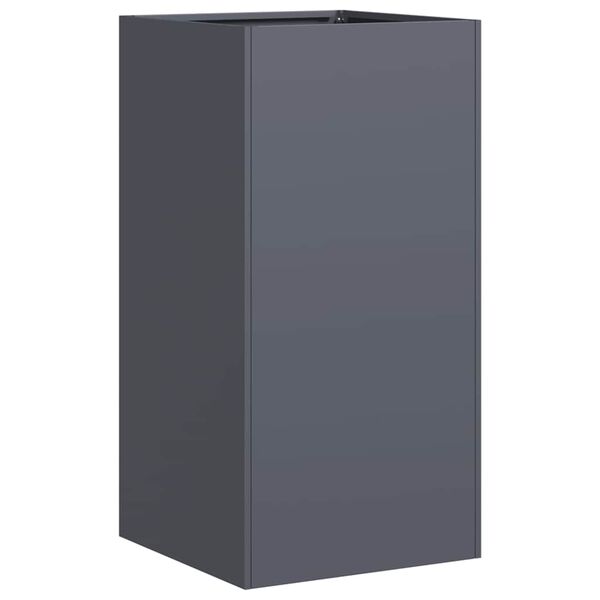 vidaXL Planter Anthracite 40x40x80 cm Cold-rolled Steel