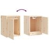 vidaXL Wall Cabinets 2 pcs 30x30x40 cm Solid Wood Pine