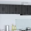 vidaXL Kitchen Cabinet 2 pcs Black 30 x 31 x 40 cm Engineered Wood