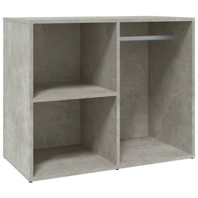 vidaXL Dressing Cabinet Concrete Grey 80x40x65 cm Engineered Wood