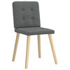 vidaXL Dining Chairs 6 pcs Dark Grey Fabric
