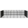 vidaXL Outdoor Dog Kennel Steel 51.61 m&sup2;