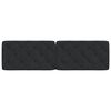 vidaXL Headboard Cushion Black 180 cm Velvet