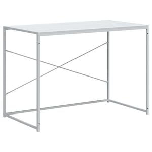 vidaXL Computer Desk White 110x60x70 cm Engineered Wood