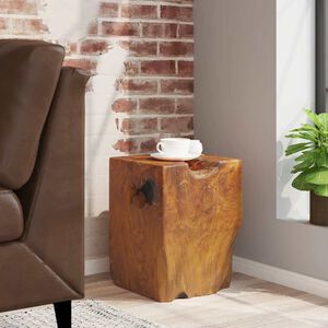 vidaXL Stool Solid Teak Wood