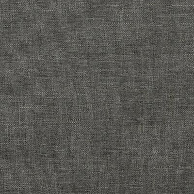 vidaXL Pocket Spring Bed Mattress Dark Grey 137x190x20 cm Full Fabric