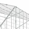 vidaXL Rabbit Cage Silver 600 x 78 x 78 cm Galvanised Steel