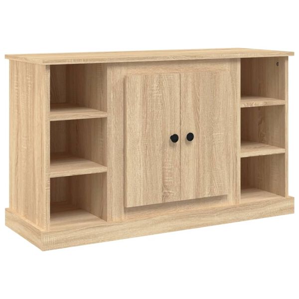vidaXL Sideboard Sonoma Oak 100x35.5x60 cm Engineered Wood