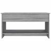 vidaXL Coffee Table Grey Sonoma 102x50x52.5 cm Engineered Wood