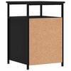 vidaXL Bedside Cabinets 2 pcs Black 40x42x60 cm Engineered Wood