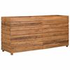 vidaXL Raised Bed 150x40x72 cm Recycled Teak Wood and Steel