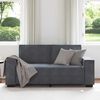 vidaXL 2-Seater Sofa Dark Grey 140 cm Velvet
