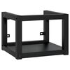 vidaXL Bathroom Washbasin Frame | Black | Powder-coated iron | Small
