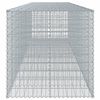 vidaXL Gabion Basket with Cover 550x100x100 cm Galvanised Iron