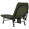 vidaXL Fishing Bed with Adjustable Mud Legs Foldable Green