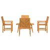 vidaXL Garden Lounge Set Brown Solid Acacia wood