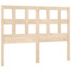 vidaXL Bed Headboard 140.5x4x100 cm Solid Wood Pine