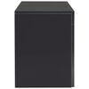 vidaXL TV Cabinet with LED Lights High Gloss Black 130x35x45 cm