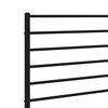 vidaXL Metal Headboard Black 90 cm