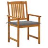 vidaXL Garden Chairs with Cushions 6 pcs Solid Wood Acacia