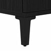vidaXL Bathroom Sink Cabinet Black Oak 58 x 33 x 60 cm Engineered Wood