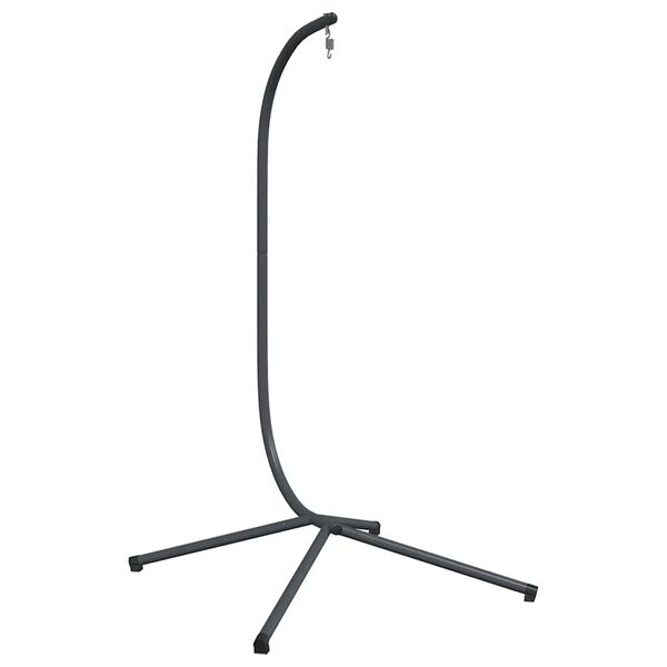vidaXL Hanging Egg Chair Stand without Basket Anthracite Steel
