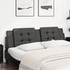 vidaXL Headboard Cushion "Zadar" Black 180 cm Faux Leather
