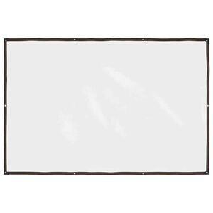 vidaXL Clear Tarpaulin with Eyelets 2x3 m Polyethylene